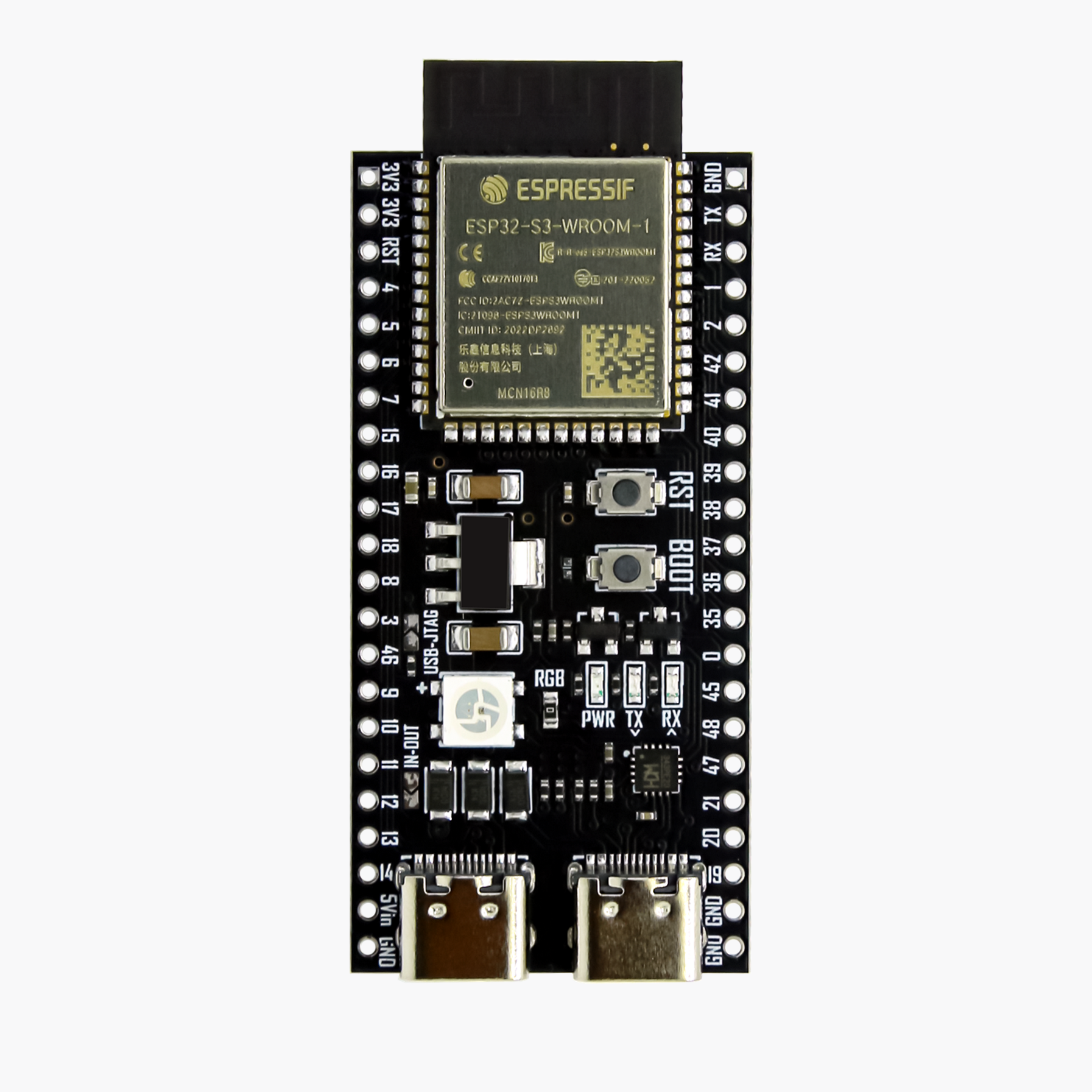 Featured image for 源地ESP32 S3开发板点WS2812 RGB LED初体验